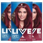 Teinture pour cheveux - schwarzkopf - live color + lift - l75 rouge profond - sérum - 28 lavages Teinture pour cheveux - schwarzkopf - live color + lift - l75 rouge profond - sérum - 28 lavages