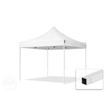 3x3 m tonnelle pliante acier pes 700 blanc