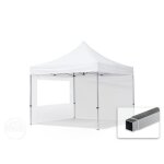 3x3 m tonnelle barnum tente pliante alu pes 700 2 cts panoramiques blanc