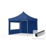 3x3 m tonnelle barnum tente pliante alu pes 700 2 cts panoramiques bleu fonc