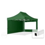 3x45 m tonnelle barnum tente pliante acier pes 700 2 côtés panoramiques vert foncé 3x45 m tonnelle barnum tente pliante acier pes 700 2 côtés panoramiques vert foncé