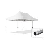 3x6 m tonnelle pliante alu pvc 850 blanc