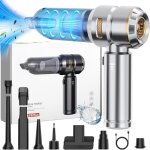 4 - en - 1 aspirateur voiture puissant sans fil - 16kpa mini aspirateur a main sans fil - 3 niveaux r�glables ...