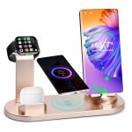 4 en 1 chargeur sans fil chargeur induction universal compatible avec iphone watch airpods samsung huawei ...