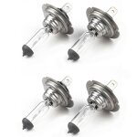 4 ampoules de phare de voiture h7 12v - 55w halog�ne lampe standard