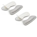 4 antiglissoirs en cuir gris protge - bas collants et vite les ampoules