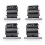 Attaches tablier - bubendorff - h890c - lot de 4 - compatible lame 8 ou 14 - volet roulant noir