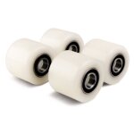 4 galets de transpalette (kit de 4 70x60x20mm) galet de charge en nylon / roue avec roulements � billes ...