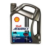 4 litres original shell advance 4t ultra 10w40 huile moteur 4 temps moto 600034274