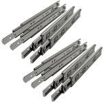 4 paires 8 pi�ces sotech glissi�res � extension compl�te coulisses de tiroir 550 mm