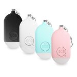 4 pi�ces alarme prot�ger spotlight d�fense nouvelle lampe de poche son fort alarme de s�curit� rechargeable ...