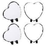 4 pièces ardoise sublimée en forme de coeur ardoise vierge ardoise avec présentoir pour bricolage cadre ... 4 pièces ardoise sublimée en forme de coeur ardoise vierge ardoise avec présentoir pour bricolage cadre ...