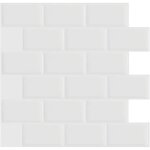 4 pices stickers carrelage pour cuisine salle de bainystp credence adhesive cuisine impermable carrelage ...