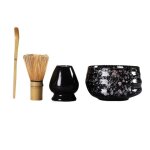 4 pi�ces style japonais fouet � th� kit m�nage matcha th�i�re matcha c�r�monie accessoire cuill�re � ...