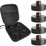 Tampon cric - folaya - compatible tesla model 3 / s / x / y - caoutchouc durable - 4 pi�ces avec bo�te ...