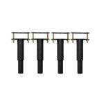 4 pieds de cadre de lit pied de support central rglable en hauteur pour cadre de lit pied de support ...