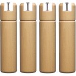 4 pieds cylindriques pour cadre  lattes naturel 30 cm - naturel - fabriqu en france - someo