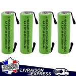4 pile accu rechargeable 2000mah 1. 2v ni - mh aa lr06 pâte broche a souder 4 pile accu rechargeable 2000mah 1. 2v ni - mh aa lr06 pâte broche a souder