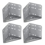 4 x querre de lit gris argent 115 x 115 x 133 mm querre d?angle querre de cadre de lit de so - tech ...