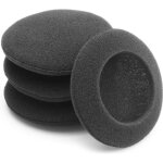 Coussinets doreille en mousse noire de remplacement pour casque �couteurs - okuli - 50mm - confortable ...