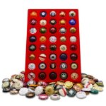 40 capsules de muselets de champagne tous diff�rents en coffret.