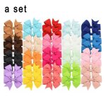40 pcs barrettes  cheveux en forme de noeud papillon pingle  cheveux cheveux arc clips de cheveux ...