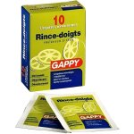 40 rince - doigts lingettes nettoyantes citron blanc