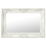436hommie miroir mural salonchambre design vintage - miroir salon magnifique style baroque 60x40 cm blanc ...