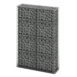4383jolipanier de gabion avec couvercle fil galvanis� 150 x 100 x 30 cm chic meuble professionnel dimension:15 ...