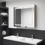 4596new pro armoire de salle de bain  miroir ledarmoire murale de toilettes suspenduemeuble haut salle ...
