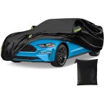 B�che voiture sedan 210t 480x180x150cm exterieur impermeable noir housse de protection auto voiture �tanche ...