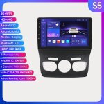 4g + 64g android 12 autoradio pour peugeot citroen c4 c4l 2013 2014 2015 2016 2017 navigation gps lecteur ...