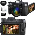 4k appareil photo 48mp avec grand angle & carte sd de 32g, appareil photo numérique compact avec zoom ... 4k appareil photo 48mp avec grand angle & carte sd de 32g, appareil photo numérique compact avec zoom ...
