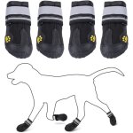 Bottes pour chien impermables et antidrapantes - kakoo - taille 4 - bretelles rglables rflchissantes ...
