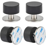 4pcs butées de porte adhesive en acier inoxydable butoir arrêts de porte door stoppers avec caoutchouc ... 4pcs butées de porte adhesive en acier inoxydable butoir arrêts de porte door stoppers avec caoutchouc ...