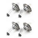 4pcs h7 phare ampoules de voiture ampoule standard halogne 12v / 55w