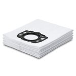 Sachet filtre ouate - jormftte - 4pcs - pour aspirateurs wd 4 wd 5 wd 6 - 5 couches microfibre - blanc ...