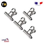 4pcs pince papier mtal pince  dessin bulldog clips mtal inoxydable