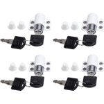 4pcs verrous de fentre porte coulissante patio embrailleur bloc baie vitre coulissante verrouillage ...