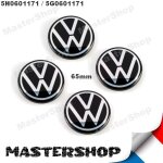 4x centres de roue vw caches moyeu jante alu 65mm emblme volkswagen - 5h0601171 - 5g0601171