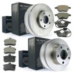 4x disques de frein + plaquettes avant + arri�re audi 100 a6 4a c4 kit s