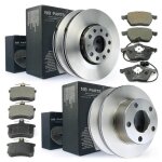4x disques de frein + plaquettes avant + arrire audi 100 a6 4a c4 + + quattro