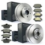 4x disques de frein + plaquettes avant + arri�re pour opel astra h zafira b
