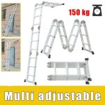 4x3 90cm chelle pliante tlescopique aluminium multifonction escabeau  haute rsistance
