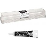 5 inserts b�che de no�l + stylo gla�age noir