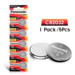 5 piles cr2032 haute capacité panasonic - livraison gratuite 5 piles cr2032 haute capacité panasonic - livraison gratuite