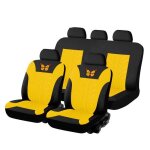 5 places - housse de si�ge de voiture protecteur universel avant int�rieurs automatiques couver si�ge ...