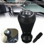 5 - vitesse levier vitesse pommeau cne noir pour peugeot 106 206 306 406 806 107 207 307
