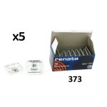 5 x renata pile de montre 0% mercure oxyde d?argent 373 (sr916sw)