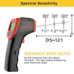 Thermomtre infrarouge - allonscd - gm320s - plage de temprature - 50~600 ? - prcision 15? - laser ...